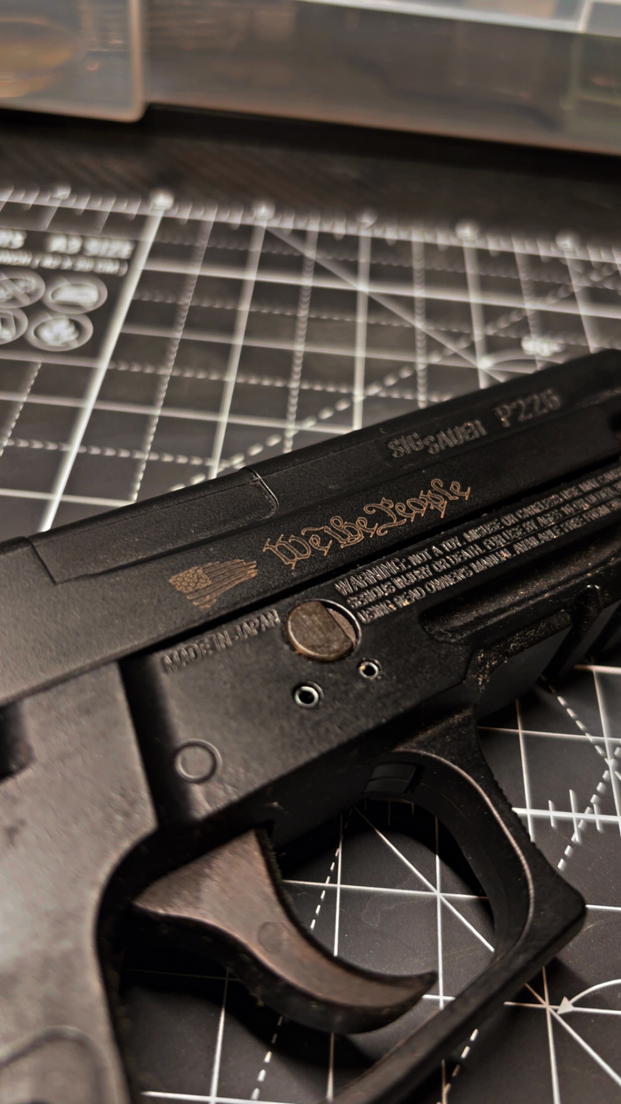 Custom engraved firearm