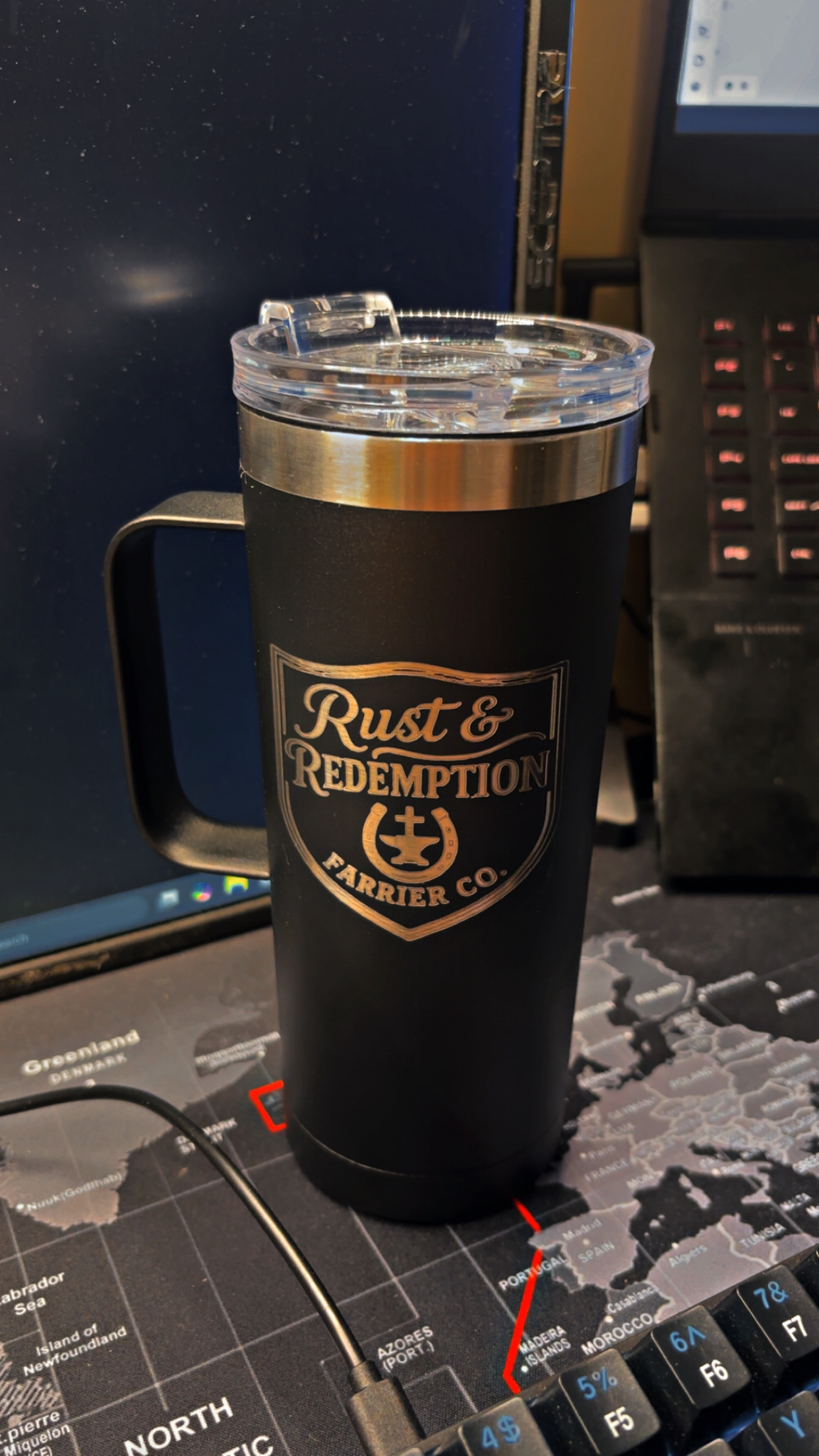 Custom engraved tumbler