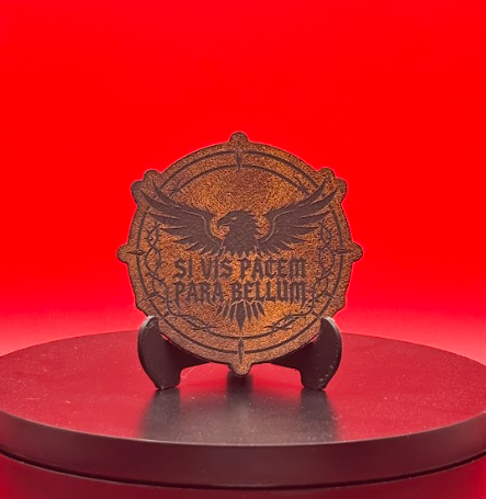 Si Vis Pacem leather patch